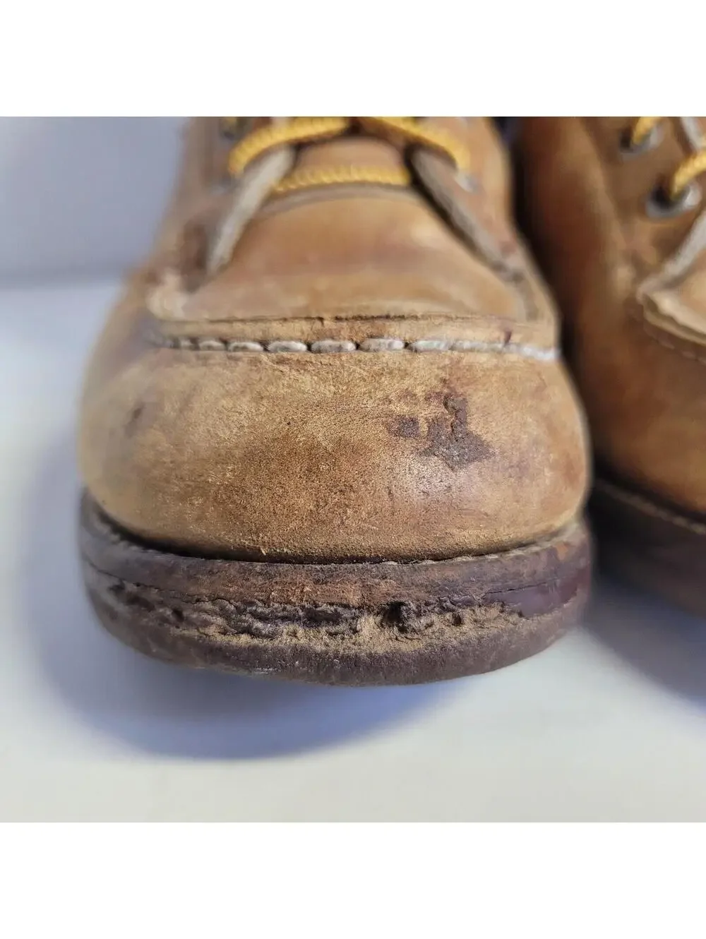 Chippewa Leather Work Boots Wisconsin Size 6 B Vtg 9